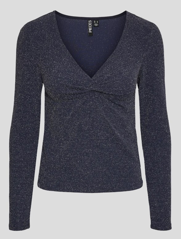 PCLINA LS V-NECK DETAIL TOP MM JRS