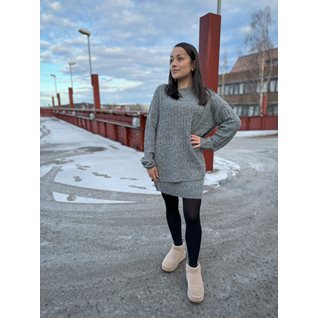 VMELYA LS O-NECK LONG PULLOVER GA BOO