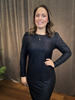 JDYRACHEL L/S GLITTER DRESS JRS