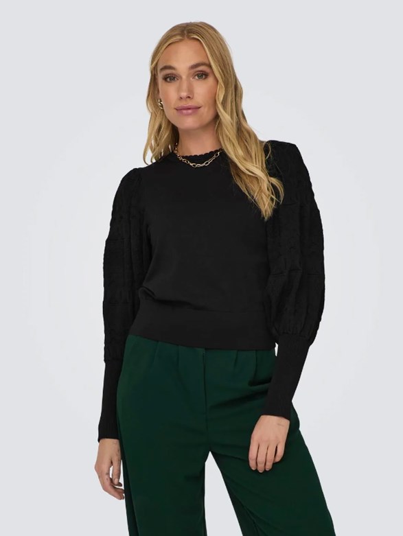 ONLMELITA L/S O-NECK PULLOVER KNT NOOS