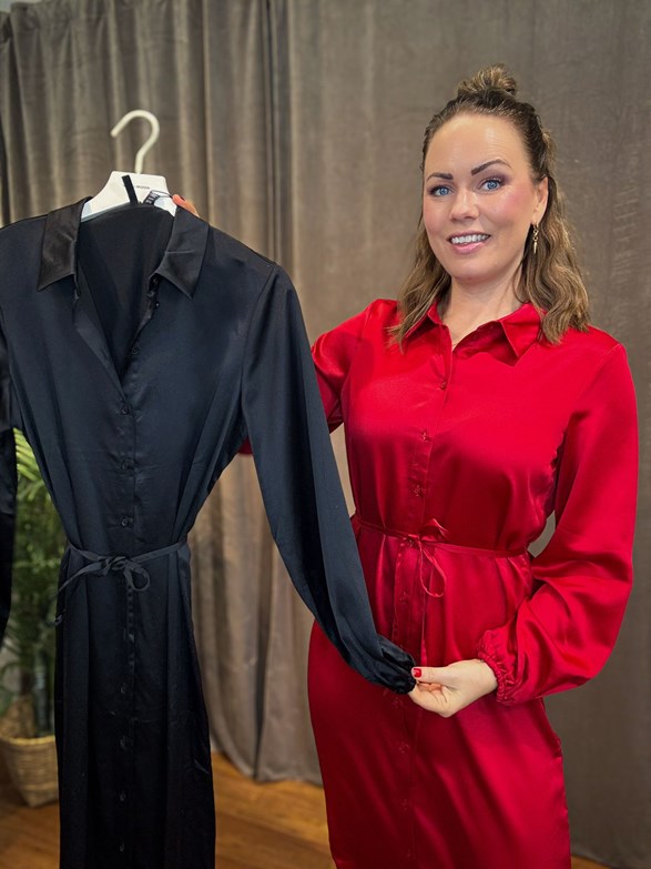 VMMERLE L/S ANCLE SHIRT DRESS WVN EXP