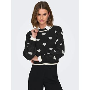 JDYROMANCE L/S JACQ. PULLOVER KNT NOOS