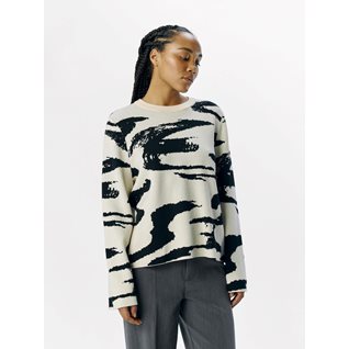 OBJREYNARD SQUARE SLEEVE O-NECK AOP NOOS