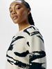 OBJREYNARD SQUARE SLEEVE O-NECK AOP NOOS