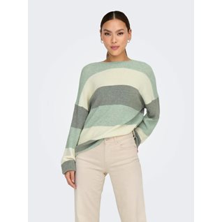 ONLATIA L/S STRIPE PULLOVER KNT NOOS