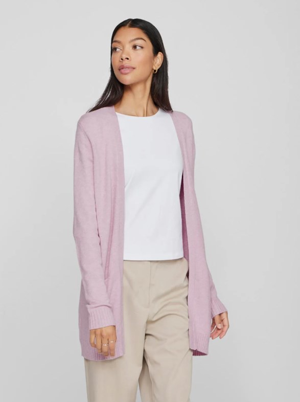 VIRIL OPEN L/S KNIT CARDIGAN - NOOS