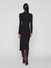 VIMEILANI L/S COLLAR KNIT LONG DRESS/BFS