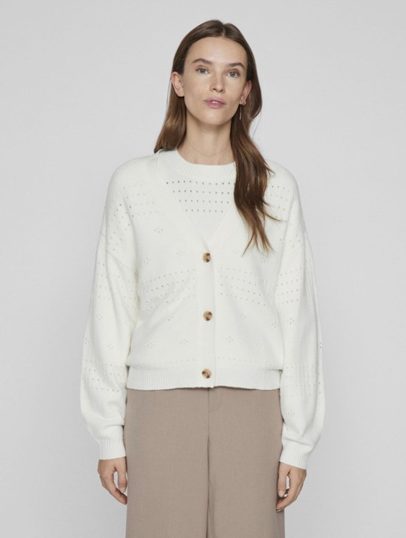 VIRIL V-NECK L/S KNIT CARDIGAN - NOOS