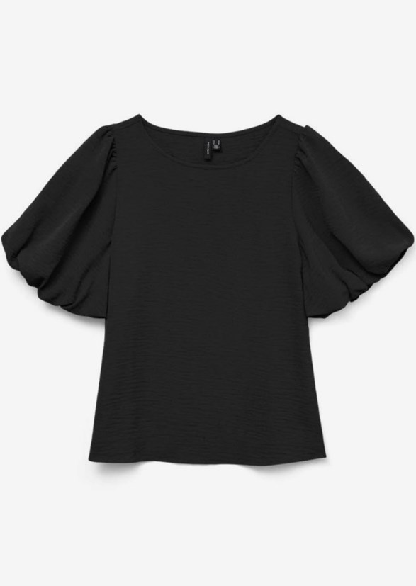 VMALVA BALLON SLEEVE TOP WVN GA