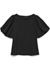 VMALVA BALLON SLEEVE TOP WVN GA