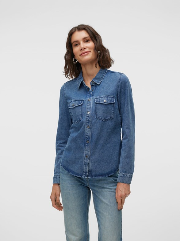 VMJENNIE LS DENIM SHIRT MIX GA NOOS
