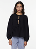 PCJOLLY LS O-NECK TIE TOP WVN NOOS BC