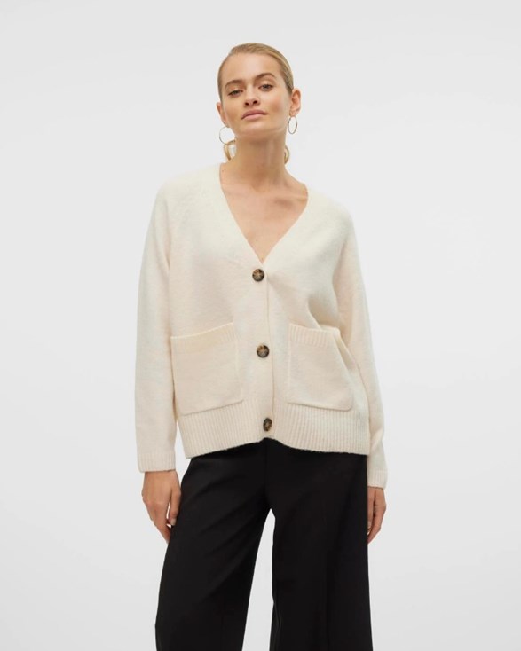 VMBOOM LS V-NECK BUTTON CARDIGAN GA NOOS