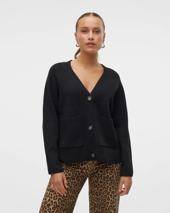 VMBOOM LS V-NECK BUTTON CARDIGAN GA NOOS