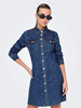 ONLBELIEVE LS STRETCH DNM DRESS QYT