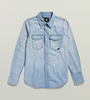 Slim Western shirt l\s wmn