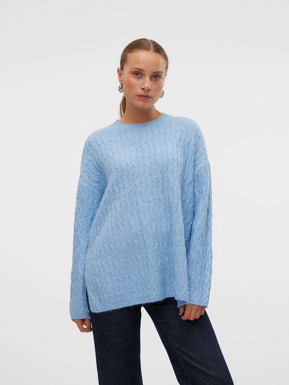 VMELYA LS O-NECK LONG PULLOVER GA BOO