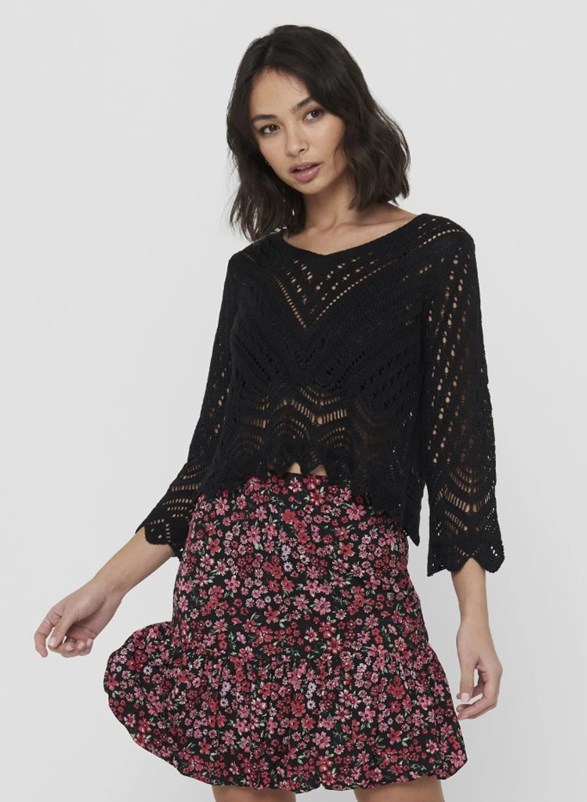 JDYNEW SUN 3/4 CROPPED PULLOVER KNT NOOS