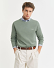 COTTON PIQUE C-NECK