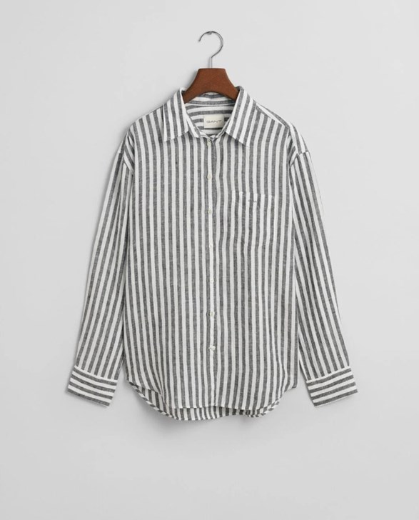 REL STRIPED LINEN SHIRT