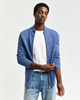 COTTON PIQUE ZIP CARDIGAN