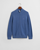 COTTON PIQUE ZIP CARDIGAN