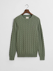 COTTON CABLE C-NECK