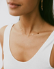 Love Note Necklace Gold