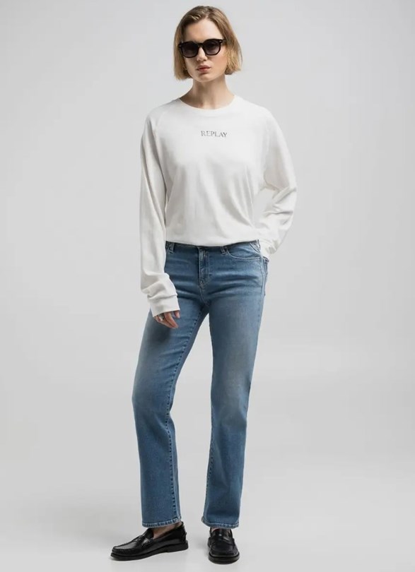 STRAIGHT LEG HIGH WAIST DENIM ZOLIE Trousers