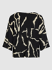VILAYAS ESI V-NECK 3/4 TOP/PB