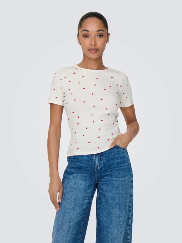 JDYSOFIA S/S PRINT TOP JRS
