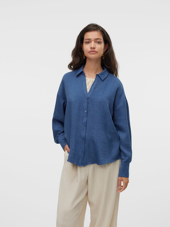 VMMELANEY QUEENY LS SHIRT WVN NOOS