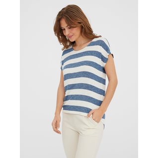 VMWIDE STRIPE S/L TOP NOOS