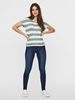 VMWIDE STRIPE S/L TOP NOOS