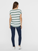 VMWIDE STRIPE S/L TOP NOOS