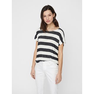 VMWIDE STRIPE S/L TOP NOOS