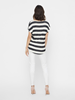 VMWIDE STRIPE S/L TOP NOOS