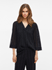 VILUMENA V-NECK 3/4 TOP