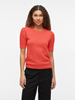 VIDALO O-NECK S/S KNIT TOP - NOOS
