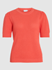 VIDALO O-NECK S/S KNIT TOP - NOOS