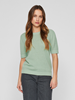 VIDALO O-NECK S/S KNIT TOP - NOOS