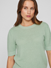 VIDALO O-NECK S/S KNIT TOP - NOOS