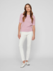 VIDALO O-NECK S/S KNIT TOP - NOOS