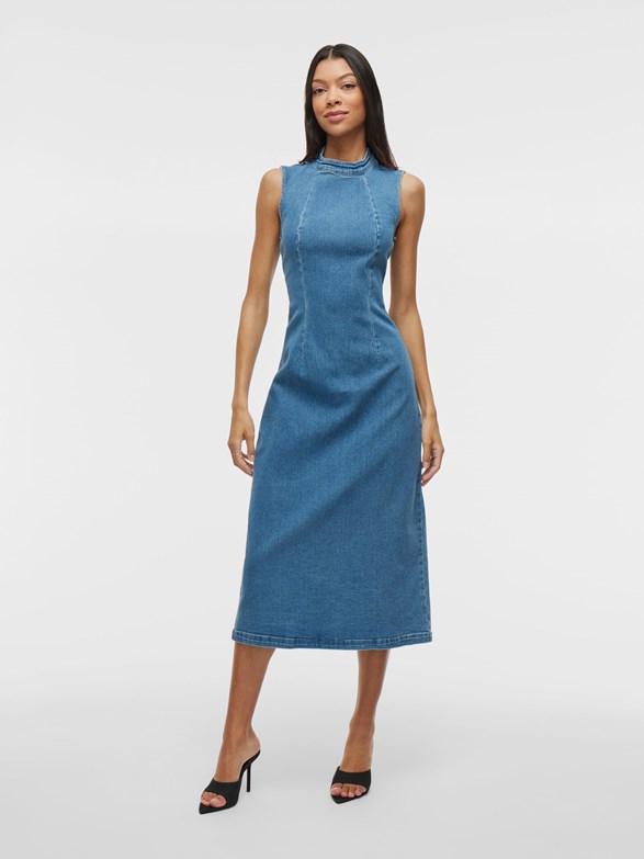 VIWINONA S/L MIDI DRESS MBD/BFS