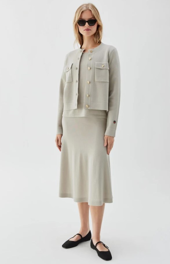 ALLIE solid cardigan