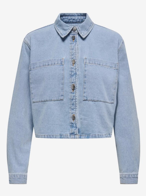 JDYMARLY L/S BOXY SHACKET  DNM NOOS