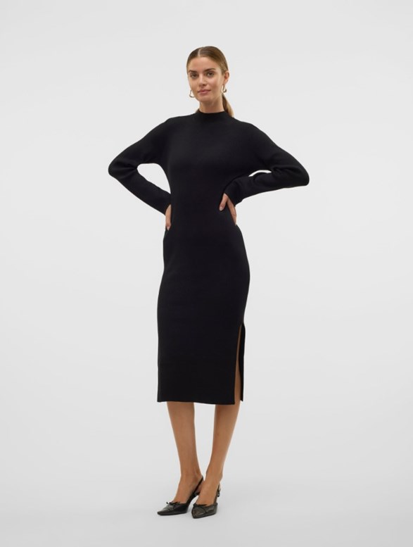 VMLYNZI LS CALF KNIT DRESS VMA NOOS