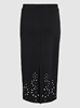 VISIFFEN EMB HW MIDI SKIRT/R
