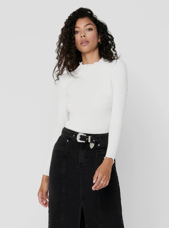 ONLEMMA L/S HIGH NECK TOP NOOS JRS