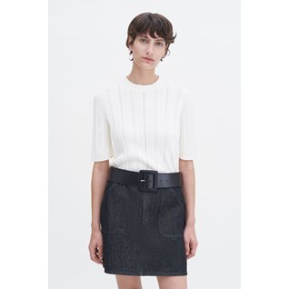 Braid Knit T-Shirt
